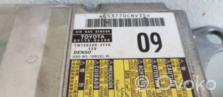 Toyota Camry Turvatyynyn ohjainlaite/moduuli 8917006380