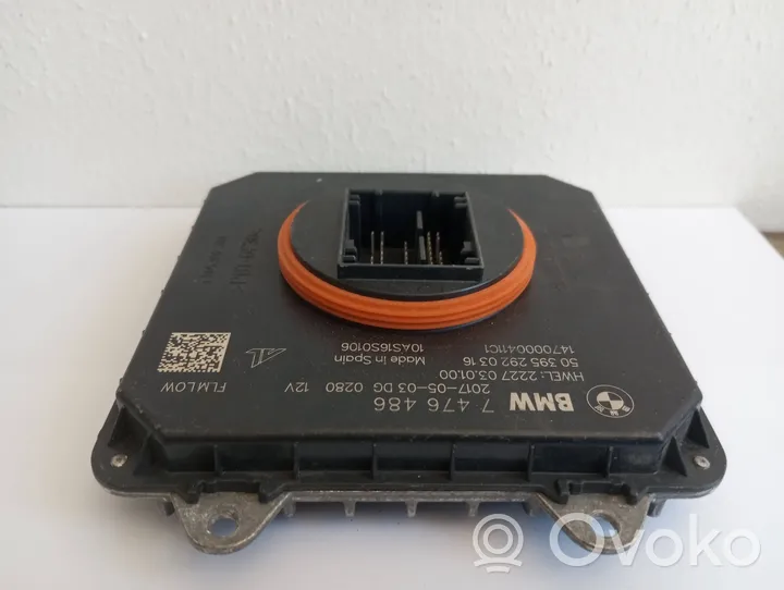 BMW 5 G30 G31 Module de contrôle de ballast LED 7476486