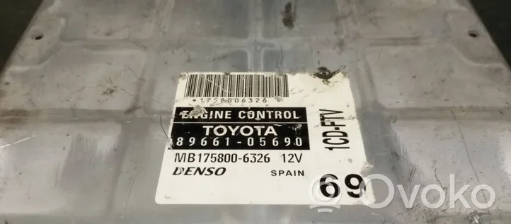 Toyota Avensis T250 Calculateur moteur ECU 8966105690