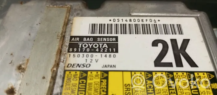 Toyota RAV 4 (XA30) Sterownik / Moduł Airbag 8917042211