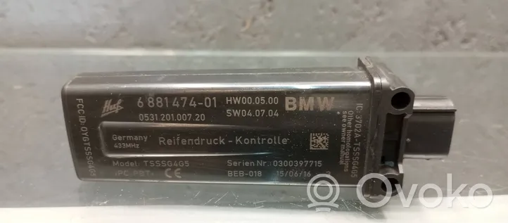 BMW 7 F01 F02 F03 F04 Czujnik ciśnienia opon 6881474