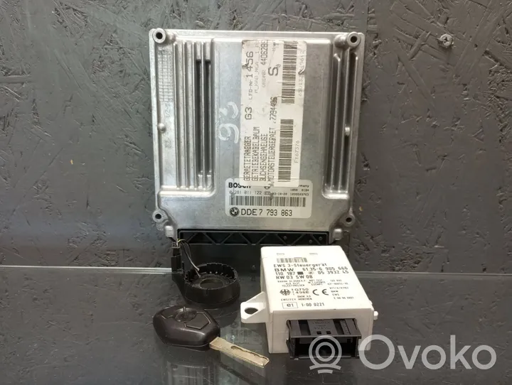 BMW 3 E46 Komputer / Sterownik ECU i komplet kluczy 7793863