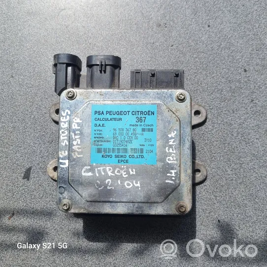 Citroen C2 Ohjaustehostimen ohjainlaite/moduuli 9650836780