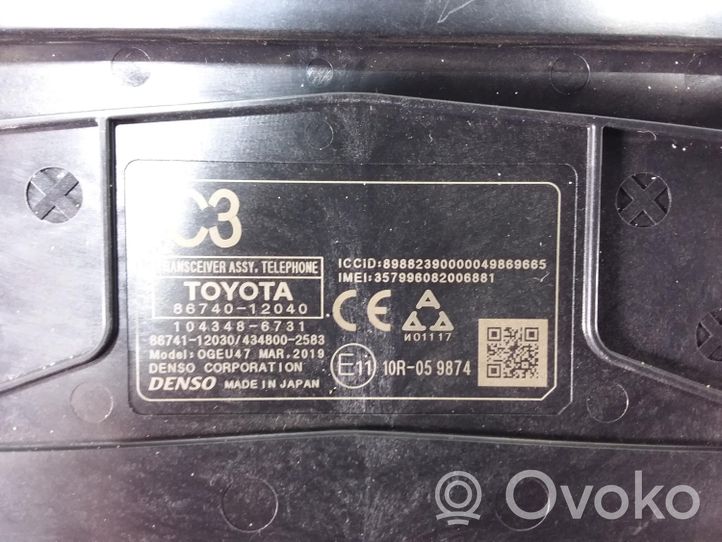 Toyota Corolla E10 Äänikomentojen ohjainlaite 86740-12040