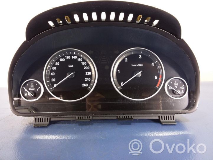 BMW 5 F10 F11 Compteur de vitesse tableau de bord 9265179