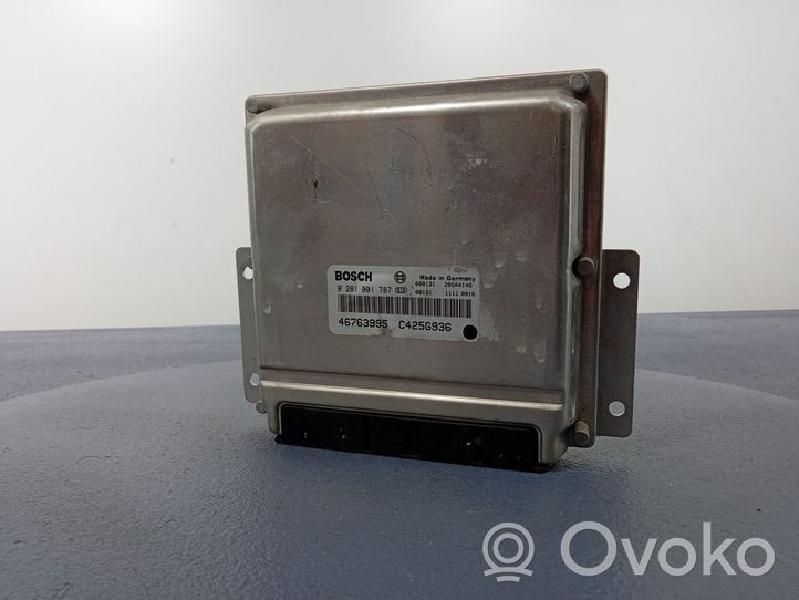 Alfa Romeo 166 Komputer / Sterownik ECU silnika 0281001787