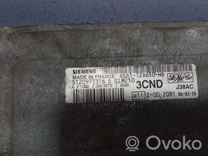 Ford Fusion Galios (ECU) modulis 6S61-12A650-HD