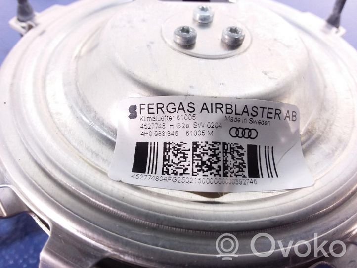 Audi A8 S8 D4 4H Toisen istuinrivin istuimet 4H0963345