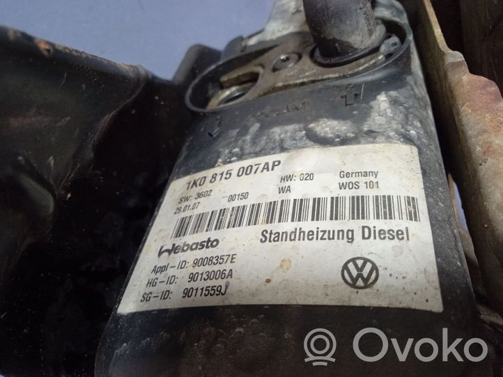 Volkswagen PASSAT B6 Unité de préchauffage auxiliaire Webasto 1K0815007AP