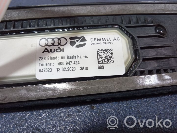 Audi A6 S6 C8 4K Jalkatilan sivukoristelista 4K0947424