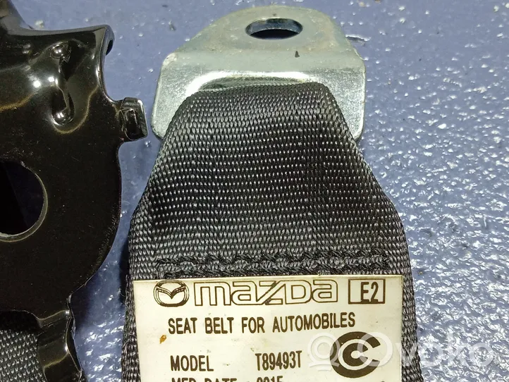 Mazda 6 Cintura di sicurezza anteriore T89493T