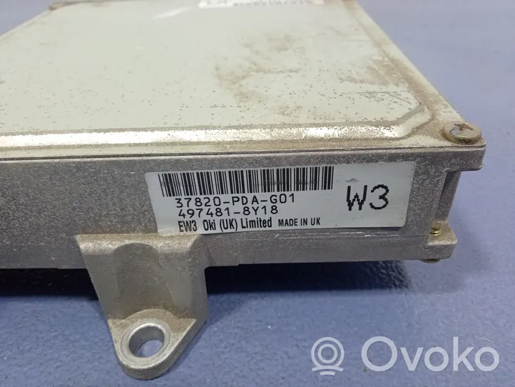 Honda Accord Unité de commande, module ECU de moteur 37820-PDA-G01