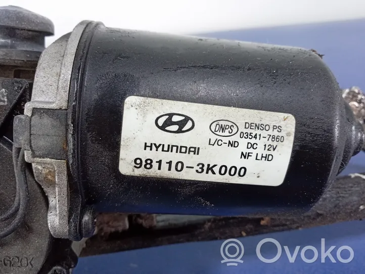 Hyundai Sonata Tringlerie et moteur d'essuie-glace avant 98110-3K000