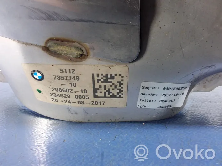 BMW 7 G11 G12 Silencieux arrière / tuyau d'échappement silencieux 7357149