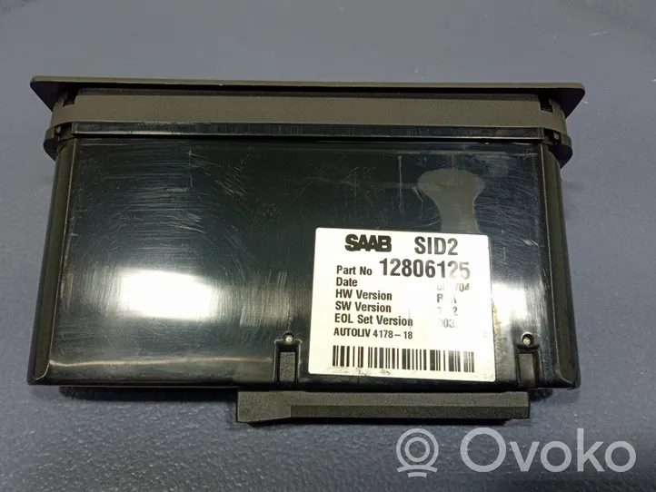 Saab 9-5 Panel / Radioodtwarzacz CD/DVD/GPS 12806125