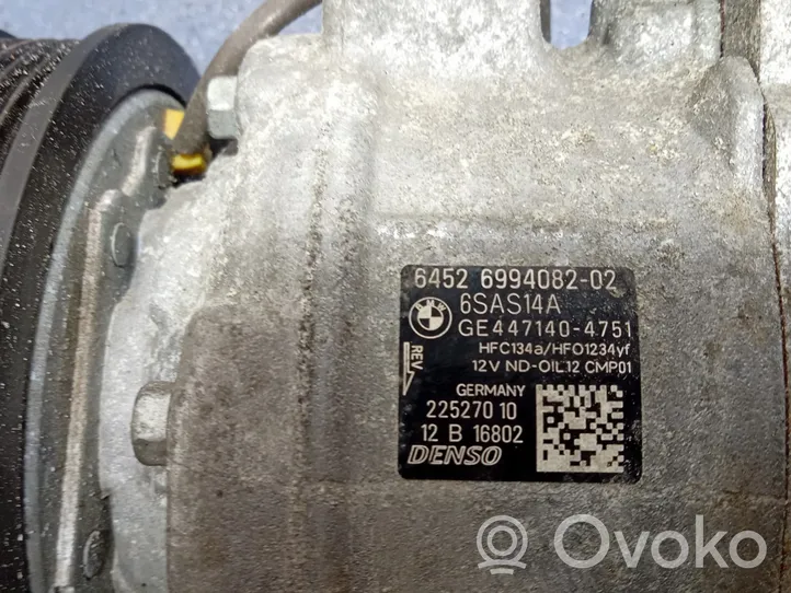 BMW 3 G20 G21 Compressore aria condizionata (A/C) (pompa) 447140-4751