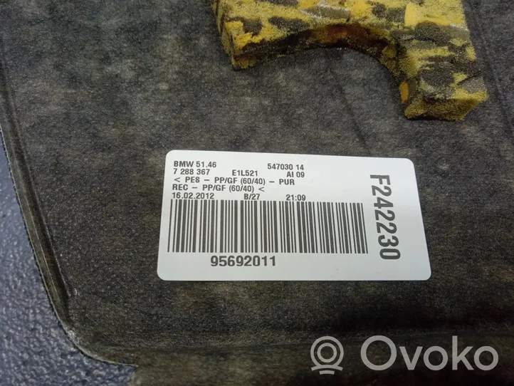 BMW 3 F30 F35 F31 Półka tylna bagażnika 7288367