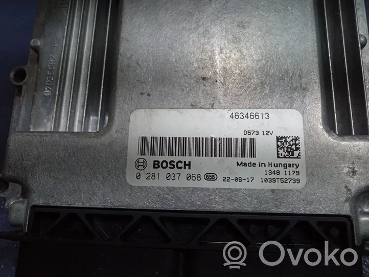 Fiat Tipo Komputer / Sterownik ECU silnika 0281037068