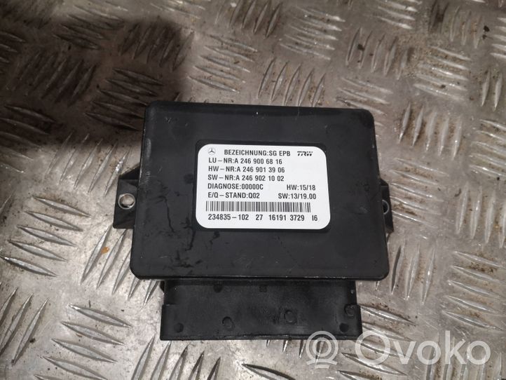 Mercedes-Benz GLE (W166 - C292) Modulo di controllo del freno a mano A2469006816