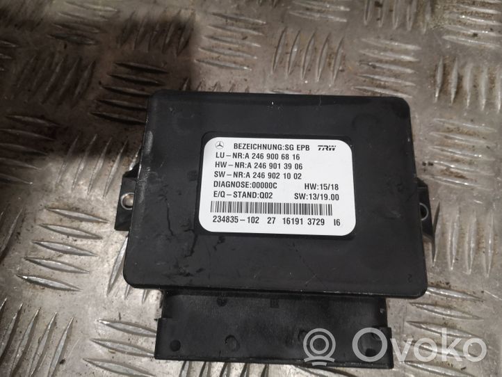 Mercedes-Benz GLE (W166 - C292) Module de commande de frein à main A2469006816