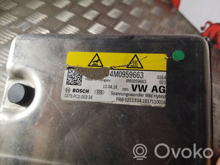 Audi Q7 4M Modulo del convertitore di tensione/trasformatore 4M0959663