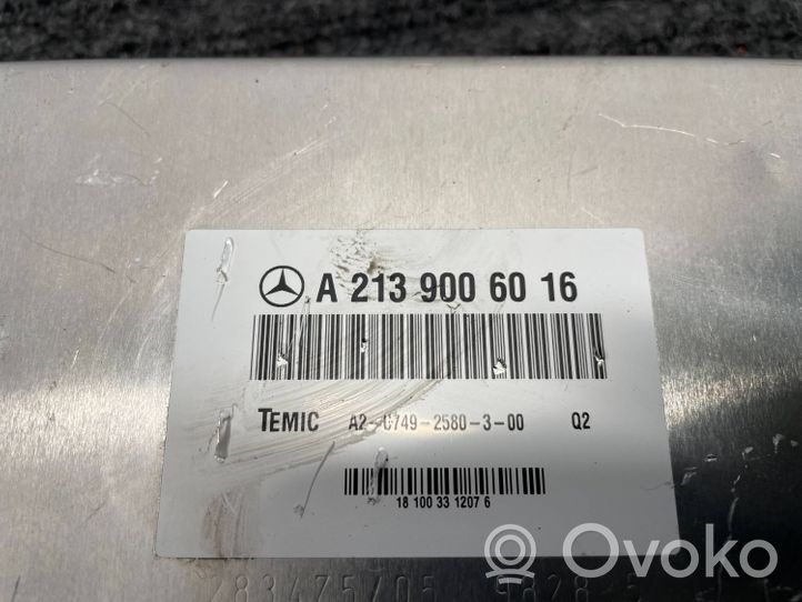 Mercedes-Benz E W213 Ilmajousituksen ohjainlaite/moduuli, takana A2139006016