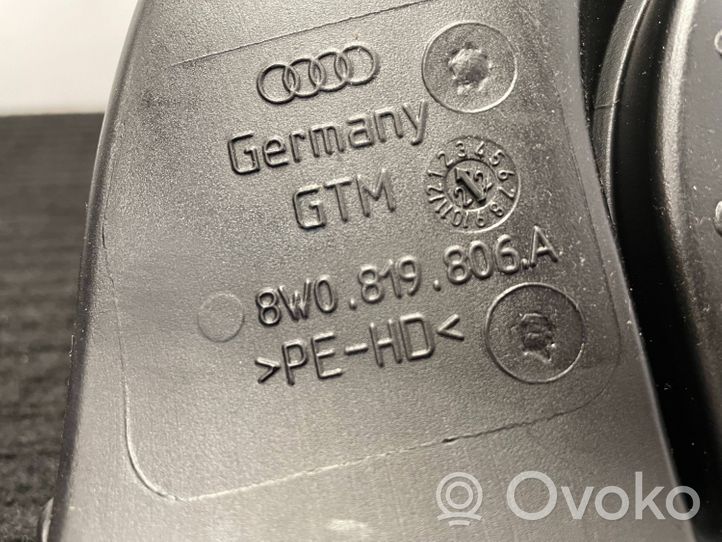 Audi A5 Ohjaamon sisäilman ilmakanava 8W0819806A