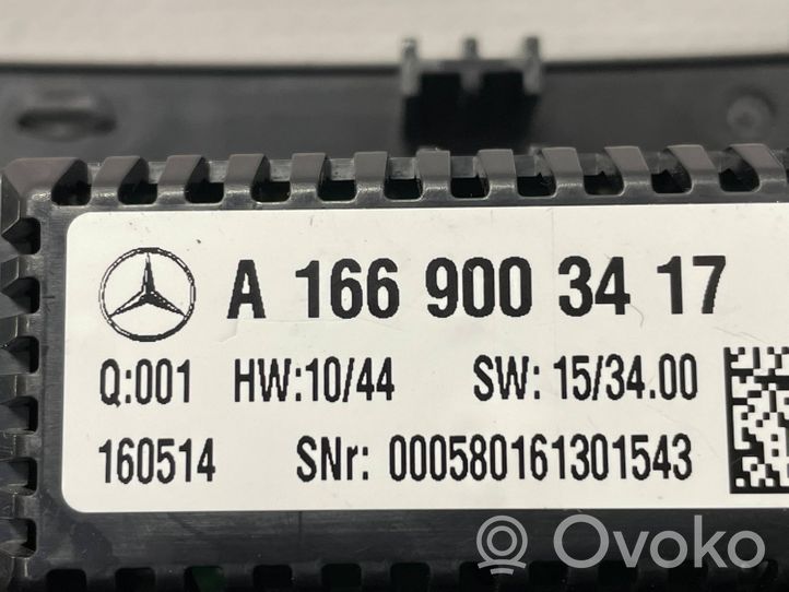 Mercedes-Benz GLE (W166 - C292) Centralina del climatizzatore A1669003417