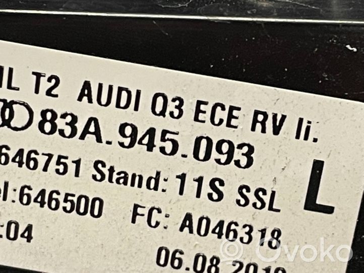 Audi Q3 F3 Takavalosarja 83A945091
