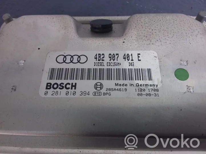 Audi A6 Allroad C5 Unité de commande, module ECU de moteur 4B2907401E