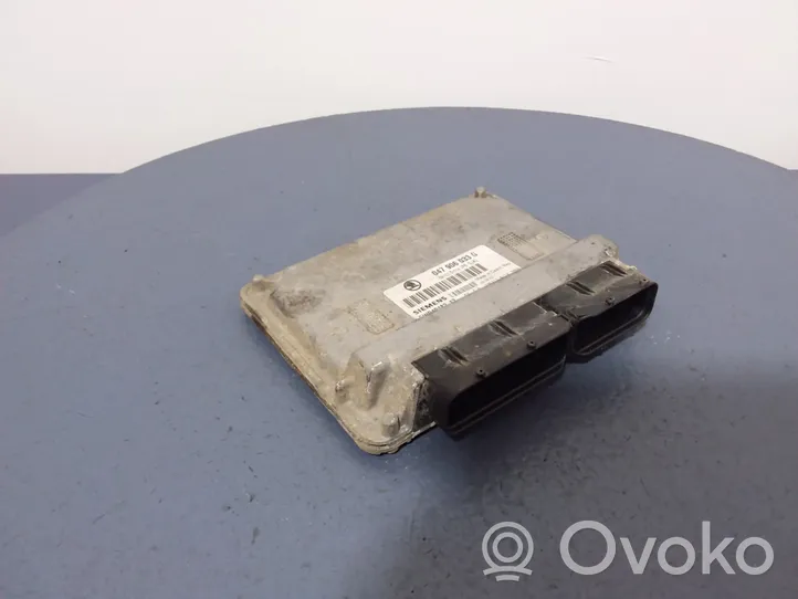 Skoda Fabia Mk1 (6Y) Komputer / Sterownik ECU silnika 047906033G