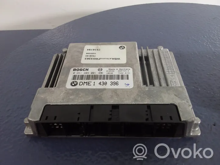 BMW 3 E46 Engine control unit/module ECU 0261209001