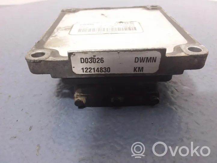 Opel Meriva A Engine control unit/module ECU 12214830DWMN