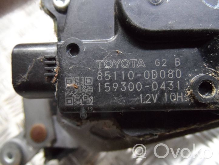 Toyota Yaris Mechanizm i silniczek wycieraczek szyby przedniej / czołowej 851100D080
