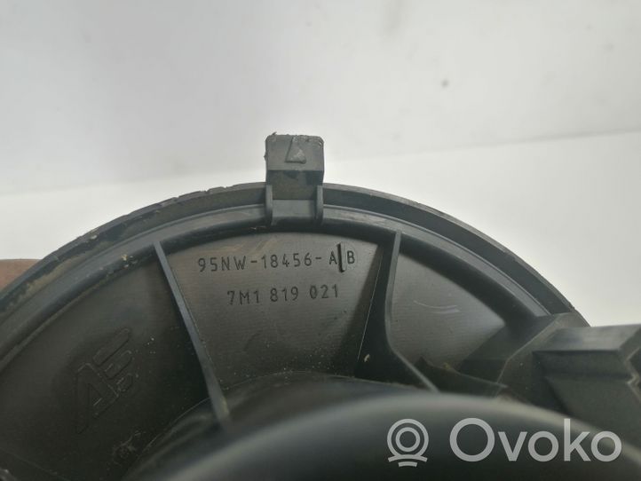 Volkswagen Sharan Ventola riscaldamento/ventilatore abitacolo 7M1819021