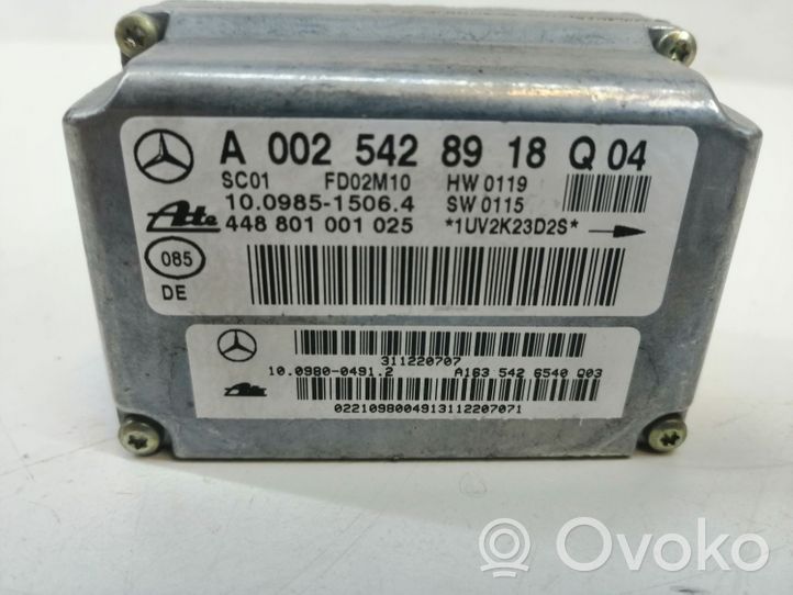 Mercedes-Benz ML W163 ESP (stabilumo sistemos) valdymo blokas A0025428918