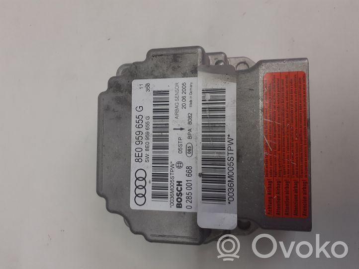 Audi A4 S4 B7 8E 8H Oro pagalvių valdymo blokas 8E0959655