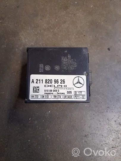 Mercedes-Benz E W211 Hälytyksen ohjainlaite/moduuli A2118209626