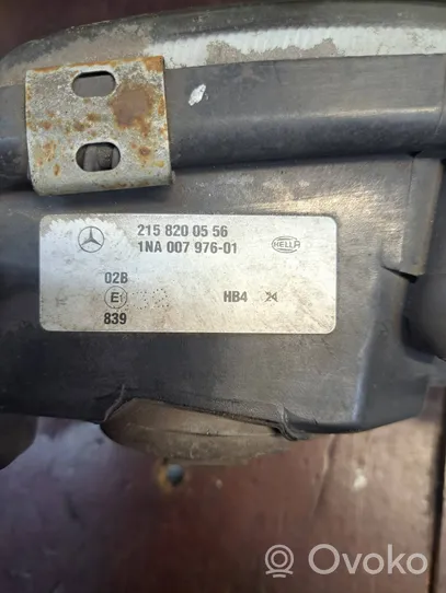 Mercedes-Benz C W203 Fendinebbia anteriore 2158200556