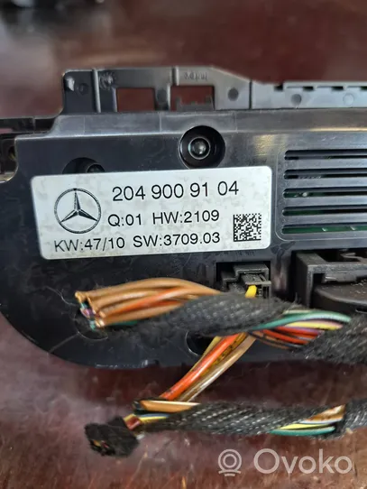 Mercedes-Benz C W204 Panel klimatyzacji 2049009104