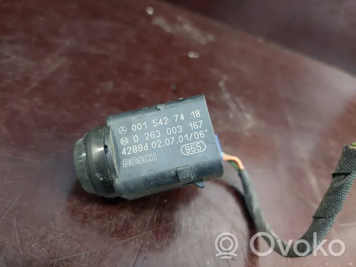 Mercedes-Benz ML W163 Sensor PDC de aparcamiento 0015427418