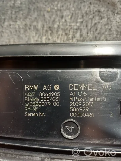 BMW 5 G30 G31 Muu kynnyksen/pilarin verhoiluelementti 8064905