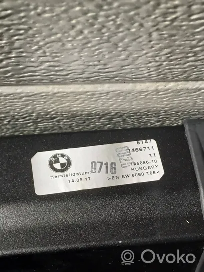 BMW 5 G30 G31 Rete portaoggetti del bagagliaio/baule 3466711