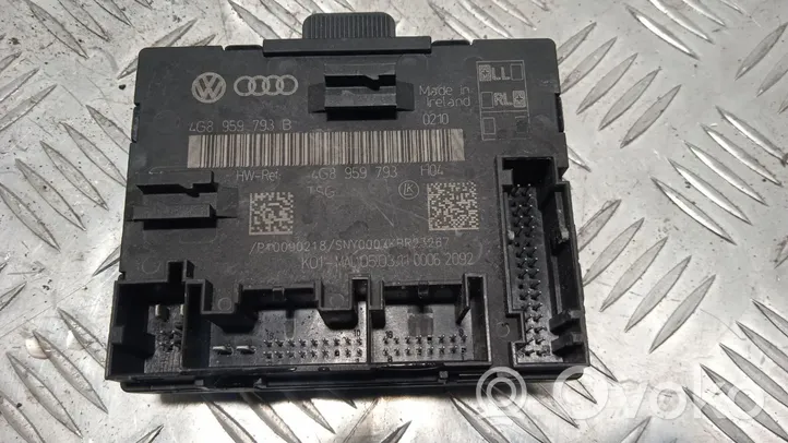 Audi A7 S7 4G Centralina/modulo portiere 4G8959793B