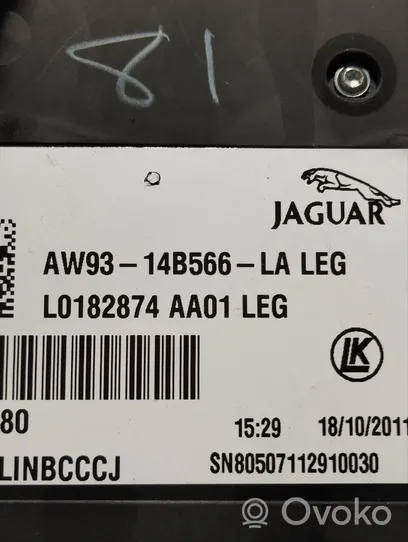 Jaguar XJ X351 Interruttore di controllo del sedile AW9314B566LA