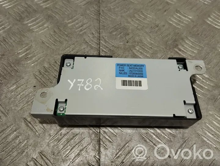 Subaru Outback (BS) Module de commande de siège 64122AL000