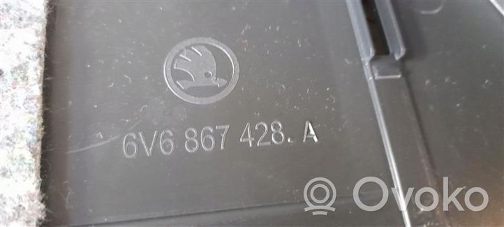 Skoda Fabia Mk4 (6VA) Dolny panel schowka koła zapasowego 6V6867428A