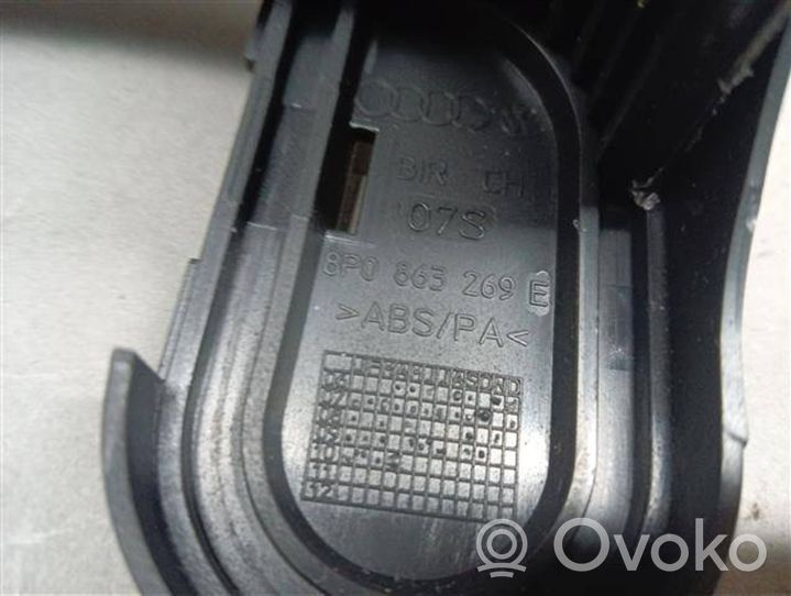 Audi A3 S3 8P Kita centrinė konsolės (tunelio) detalė 8P0863269E