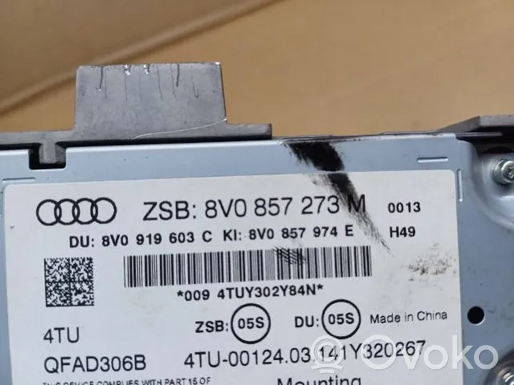 Audi A3 S3 8V Monitor / wyświetlacz / ekran 8V0857273M