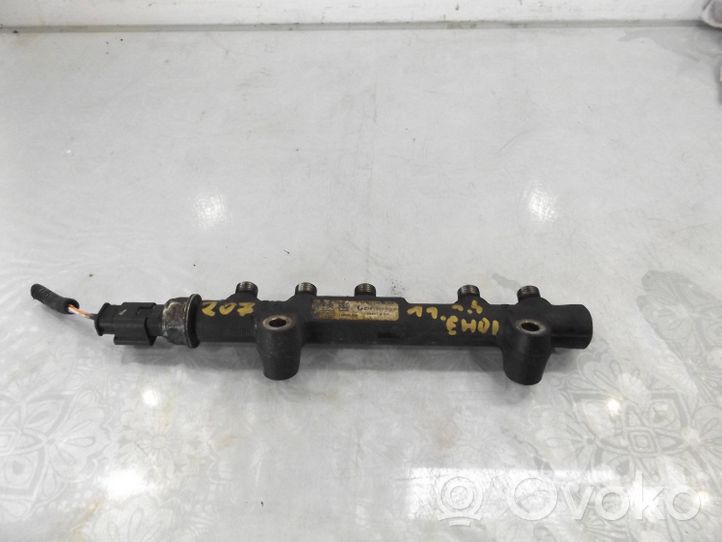 Peugeot 207 Kraftstoffverteiler Einspritzleiste Verteilerrohr 9685297580